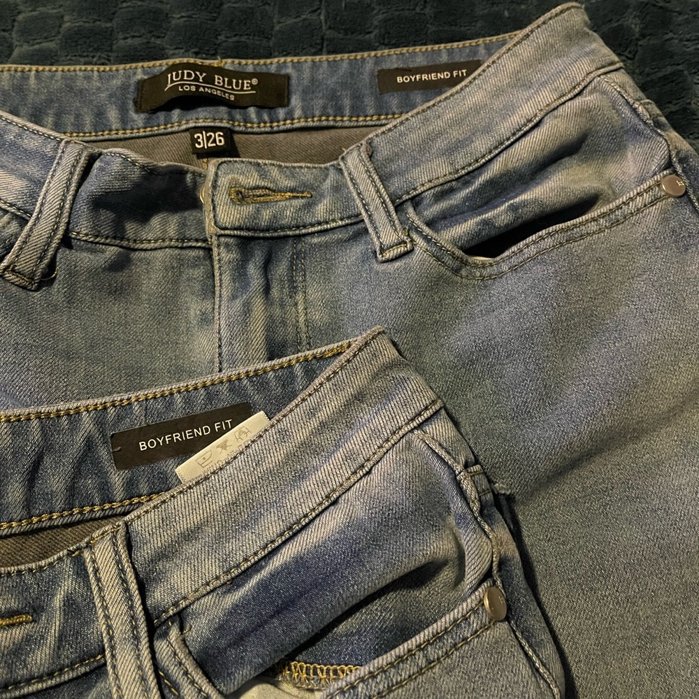 Judy Blue Boyfriend 2 pair New without tags Size 3